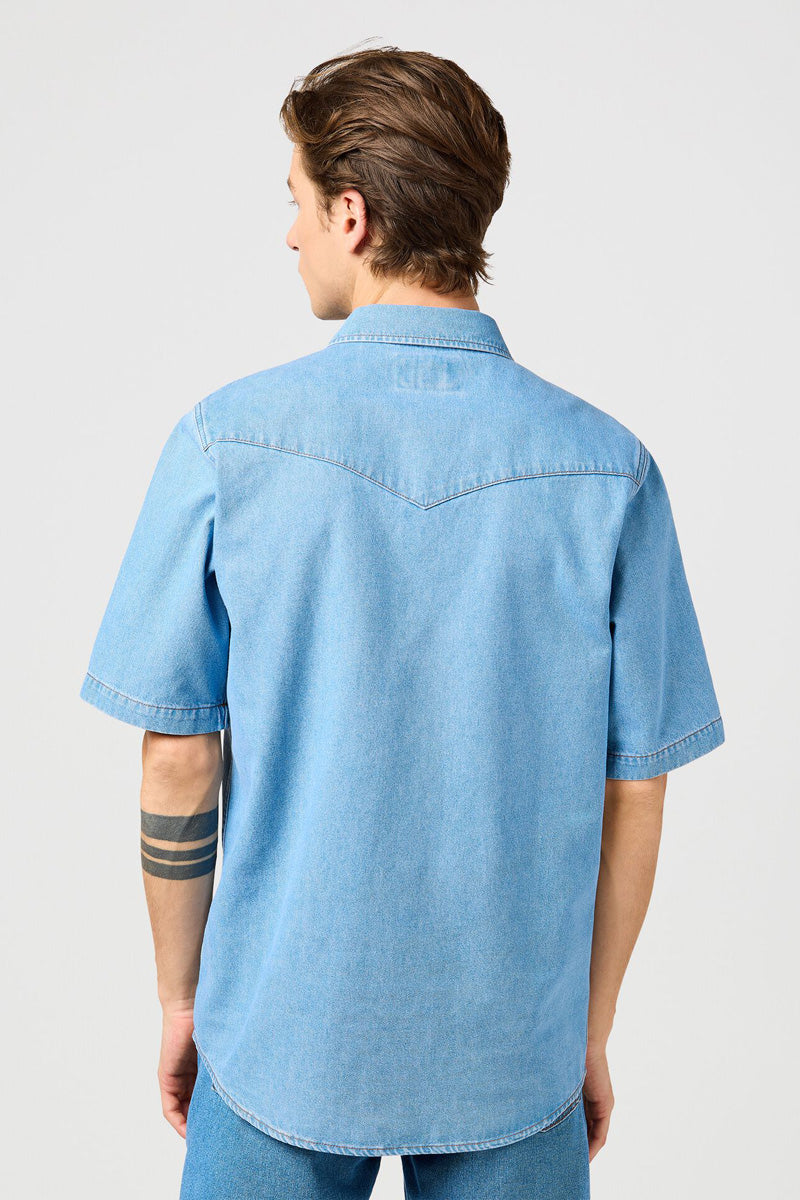 חולצת ג'ינס עם שרוולים קצרים Wrangler