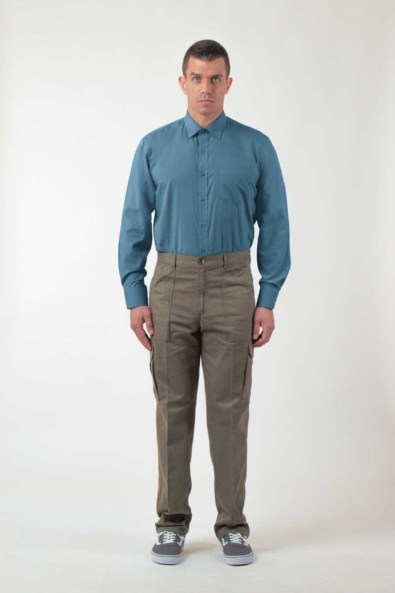 חולצה מכופתרת עם כיס