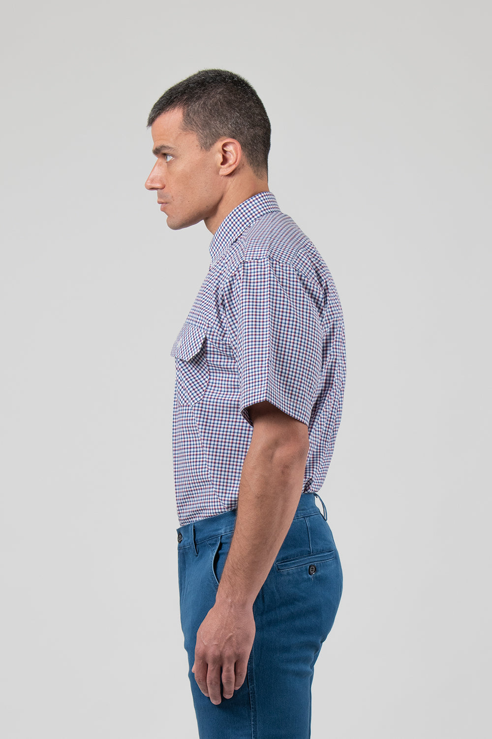 חולצה מכופתרת עזורי - שני כיסים