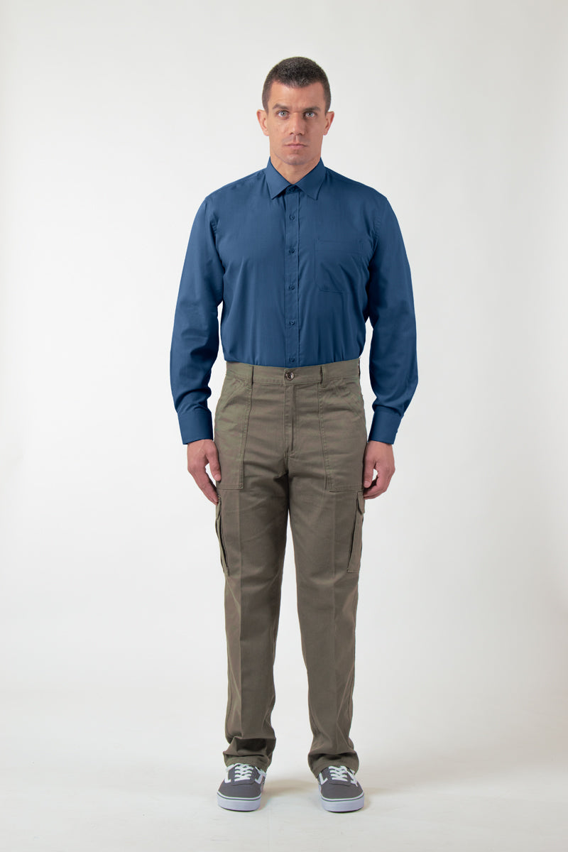 חולצה מכופתרת עם כיס