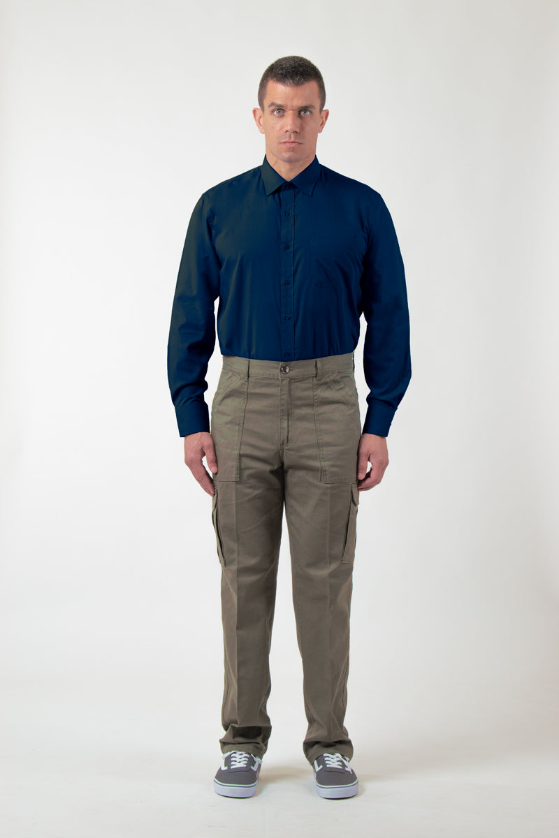 חולצה מכופתרת עם כיס