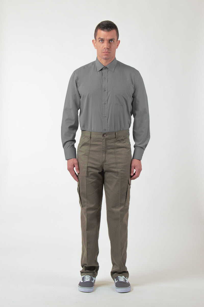 חולצה מכופתרת עם כיס