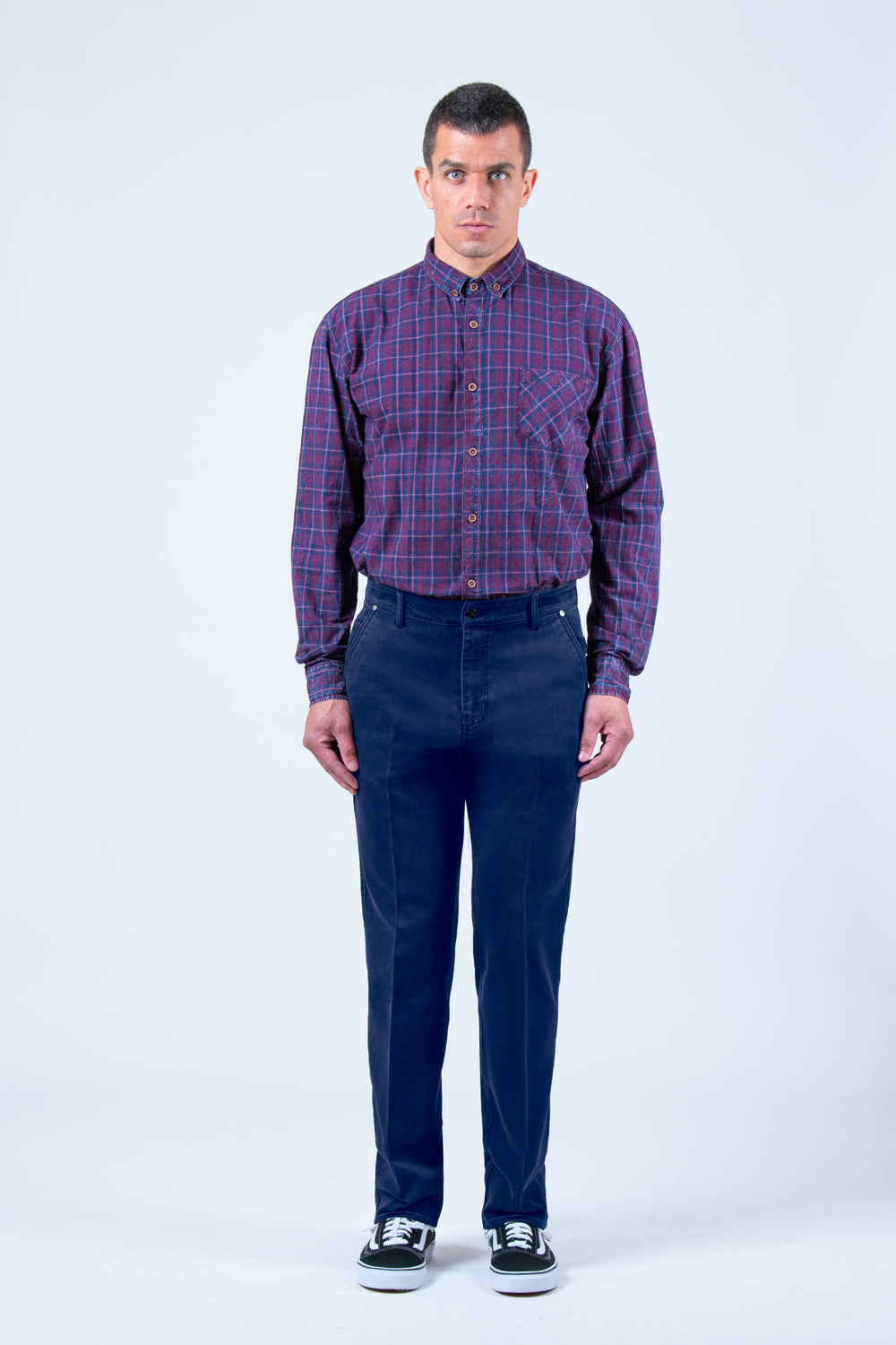 מכנסי צ'ינו מבד ריב גמיש