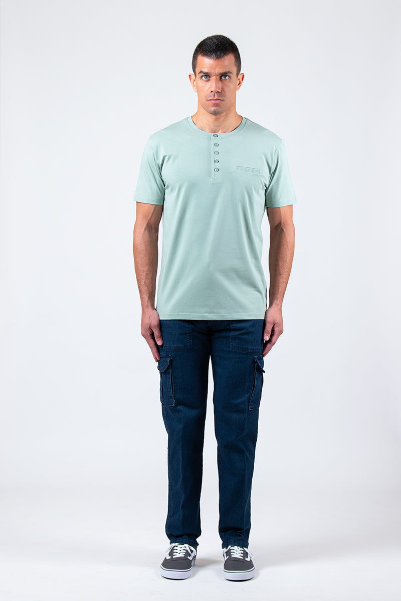 חולצת טישרט שרוול קצר - REPUBLIC