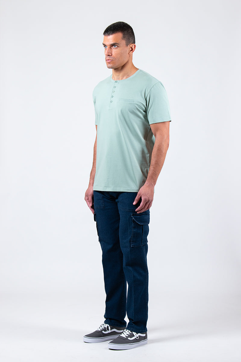 חולצת טישרט שרוול קצר - REPUBLIC